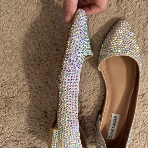 Steve Madden rhinestone flats - Picture 3 of 5